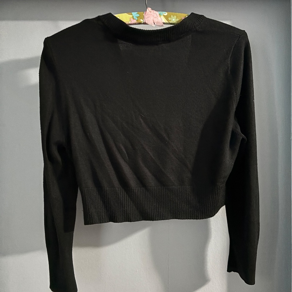 Modcloth Fervour Cropped Cardigan / Black - Picture 3 of 3